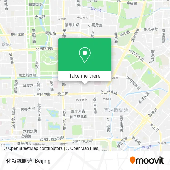 化新靓眼镜 map