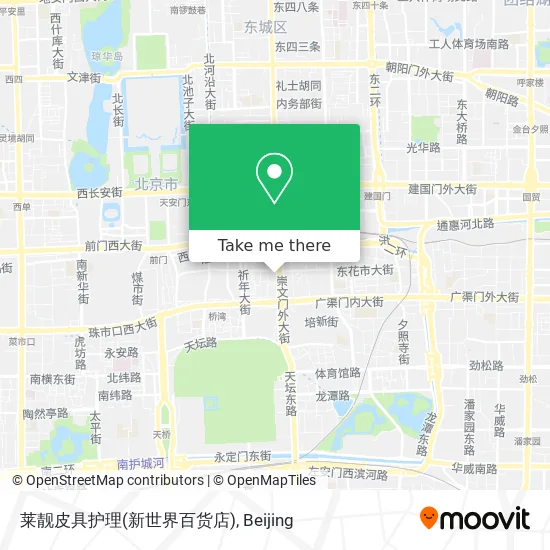 莱靓皮具护理(新世界百货店) map
