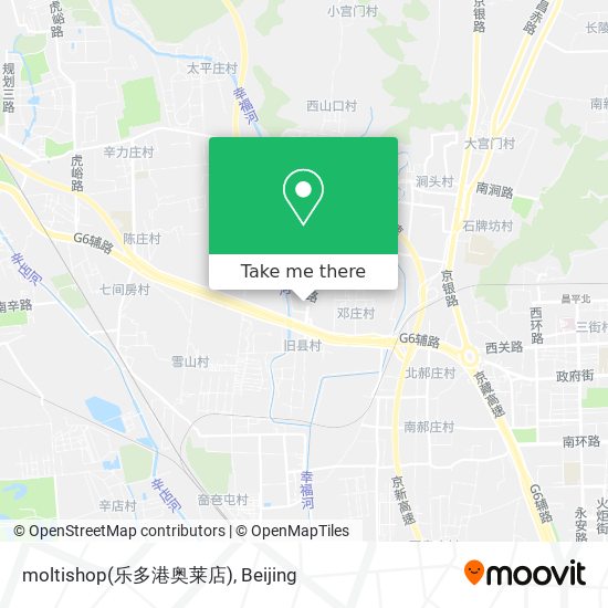 moltishop(乐多港奥莱店) map