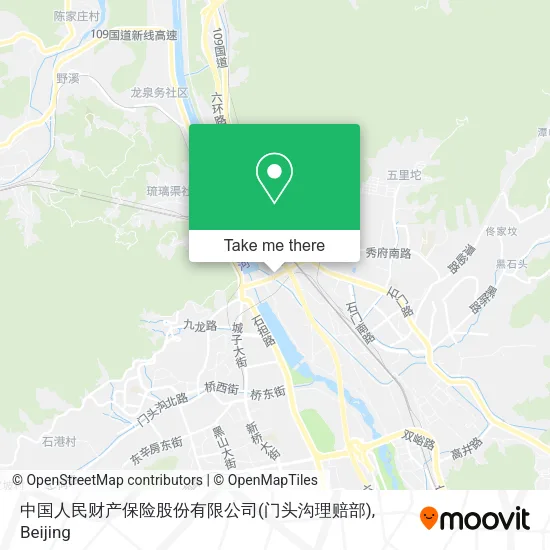 中国人民财产保险股份有限公司(门头沟理赔部) map