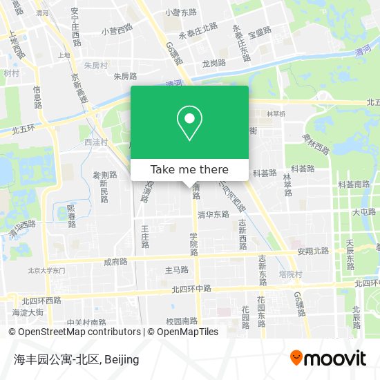 海丰园公寓-北区 map
