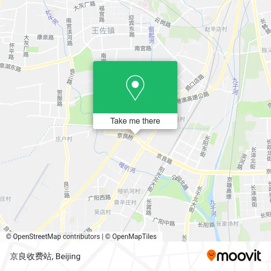 京良收费站 map