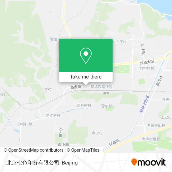 北京七色印务有限公司 map