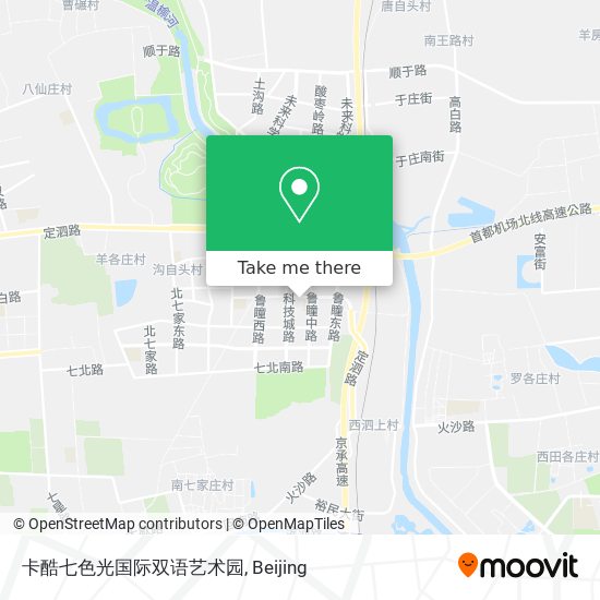 卡酷七色光国际双语艺术园 map