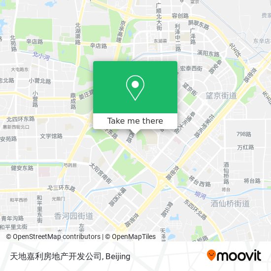 天地嘉利房地产开发公司 map