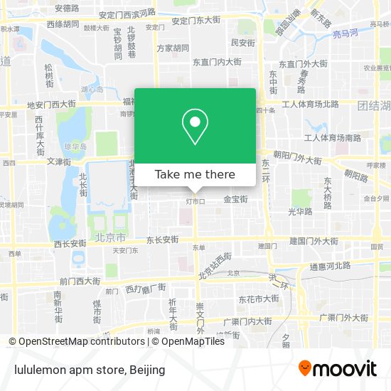 lululemon apm store map