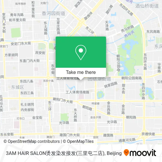 3AM HAIR SALON烫发染发接发(三里屯二店) map