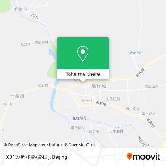 X017/周张路(路口) map
