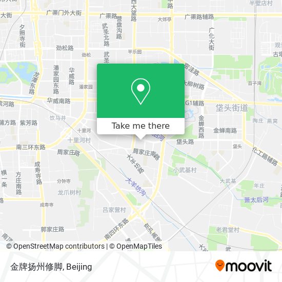 金牌扬州修脚 map