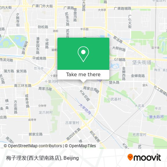 梅子理发(西大望南路店) map
