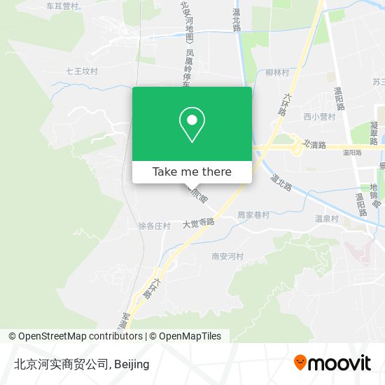 北京河实商贸公司 map
