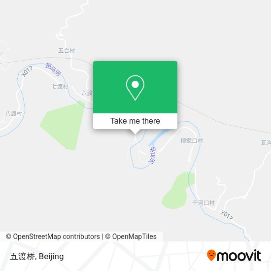 五渡桥 map