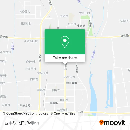 西丰乐北口 map