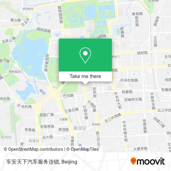 车安天下汽车服务连锁 map