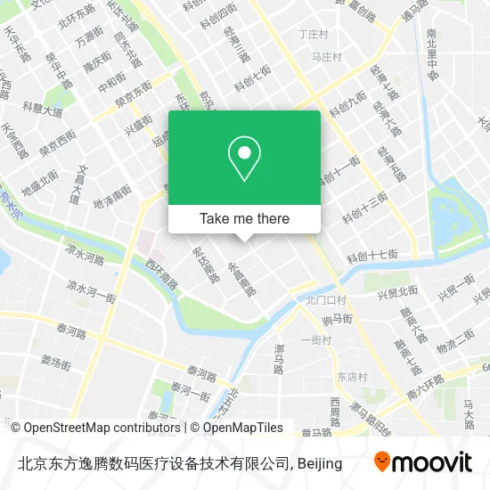 北京东方逸腾数码医疗设备技术有限公司 map