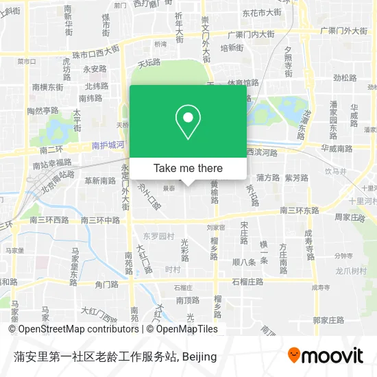 蒲安里第一社区老龄工作服务站 map