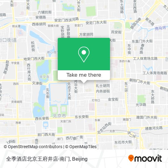 全季酒店北京王府井店-南门 map