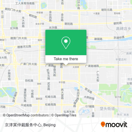 京津冀仲裁服务中心 map