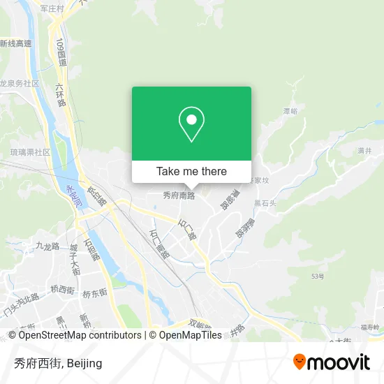 秀府西街 map