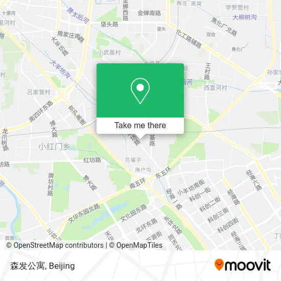 森发公寓 map