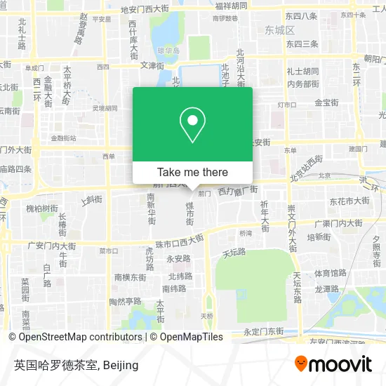 英国哈罗德茶室 map