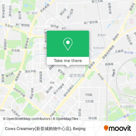 Cows Creamery(新荟城购物中心店) map