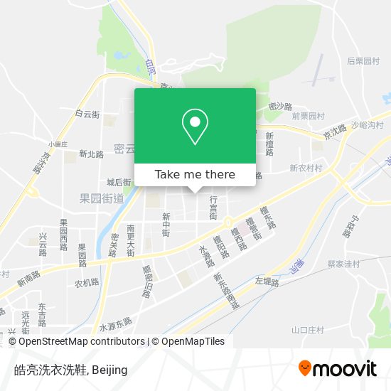 皓亮洗衣洗鞋 map