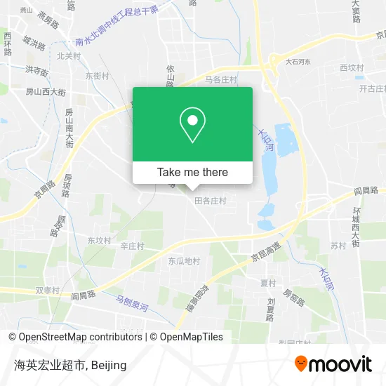 海英宏业超市 map
