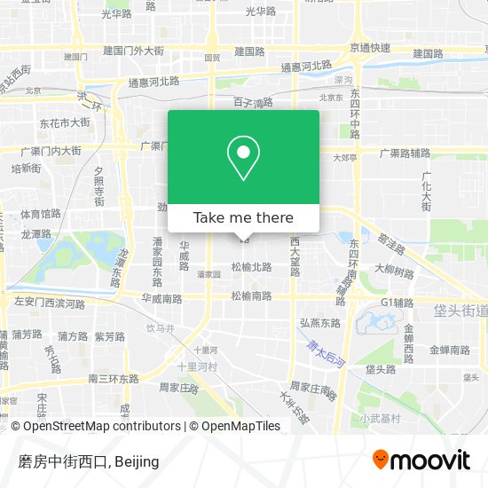 磨房中街西口 map