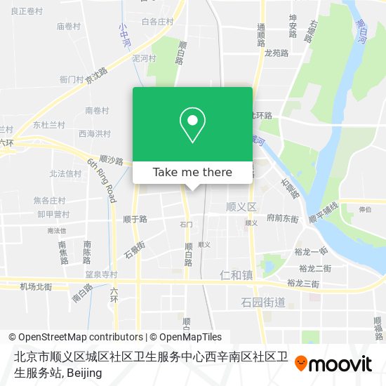 北京市顺义区城区社区卫生服务中心西辛南区社区卫生服务站 map