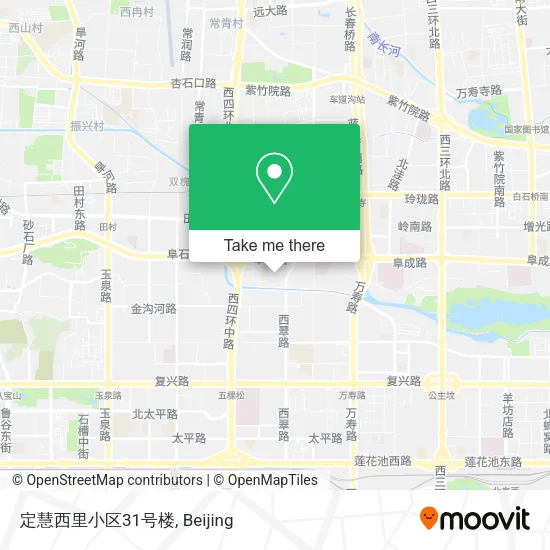 定慧西里小区31号楼 map