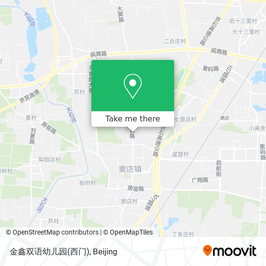 金鑫双语幼儿园(西门) map
