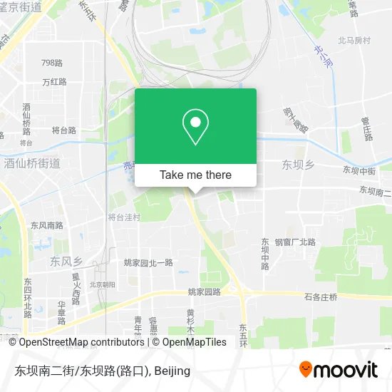 东坝南二街/东坝路(路口) map