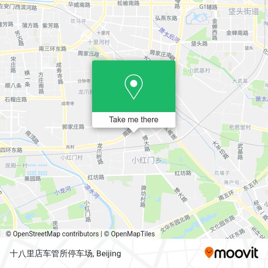 十八里店车管所停车场 map