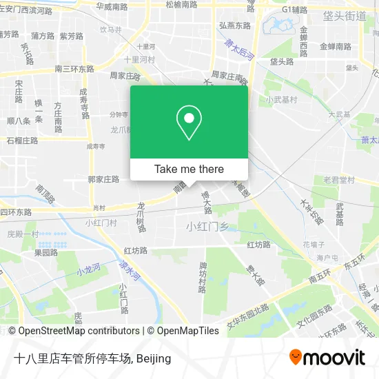 十八里店车管所停车场 map