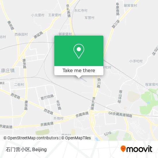 石门营小区 map