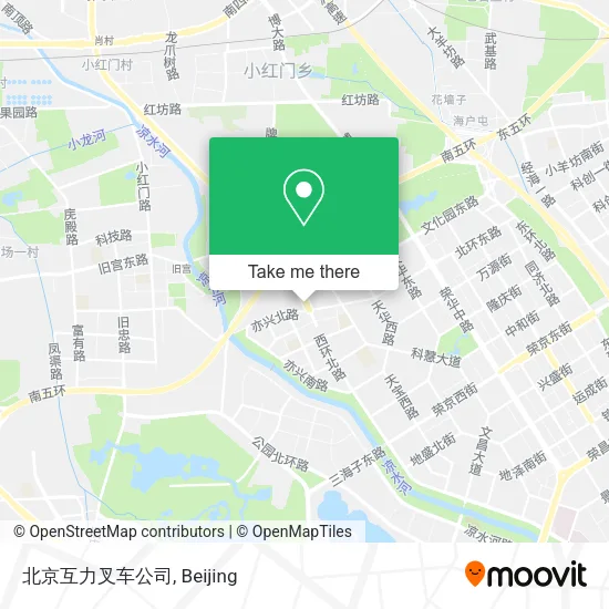 北京互力叉车公司 map