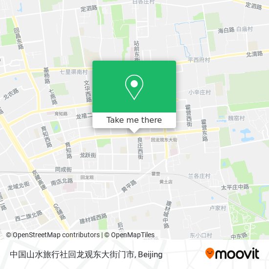 中国山水旅行社回龙观东大街门市 map