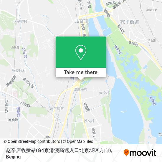 赵辛店收费站(G4京港澳高速入口北京城区方向) map