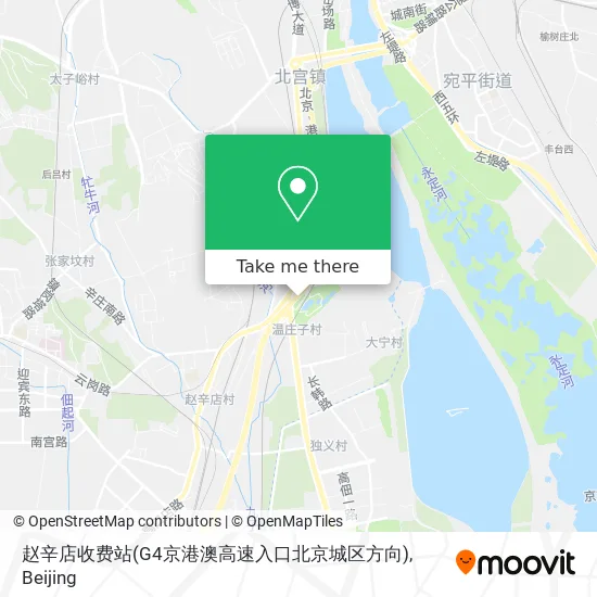 赵辛店收费站(G4京港澳高速入口北京城区方向) map