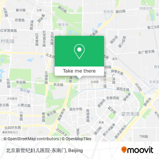 北京新世纪妇儿医院-东南门 map