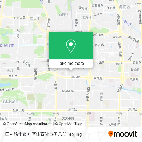 田村路街道社区体育健身俱乐部 map