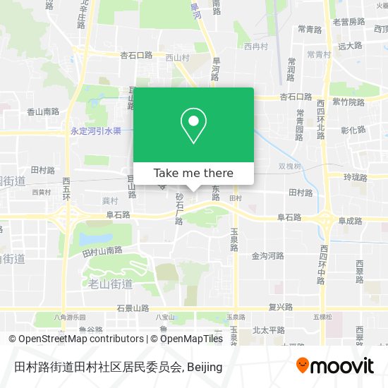 田村路街道田村社区居民委员会 map