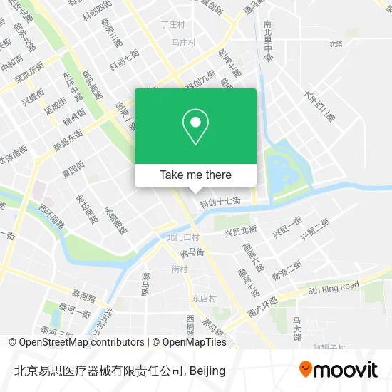 北京易思医疗器械有限责任公司 map