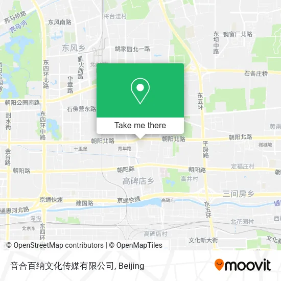 音合百纳文化传媒有限公司 map