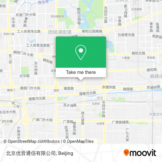 北京优音通信有限公司 map