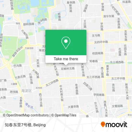 知春东里7号楼 map