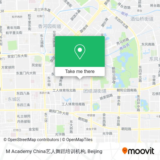 M Academy China艺人舞蹈培训机构 map