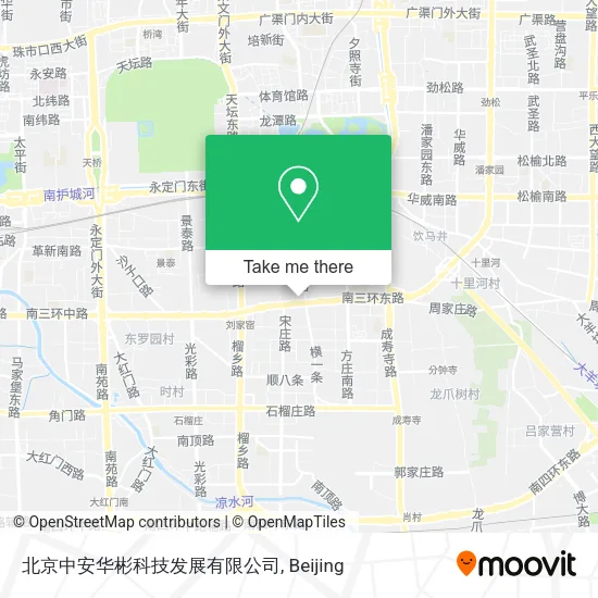 北京中安华彬科技发展有限公司 map
