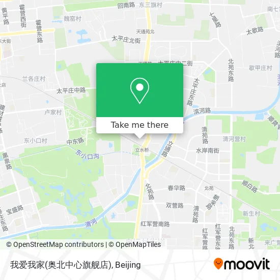 我爱我家(奥北中心旗舰店) map